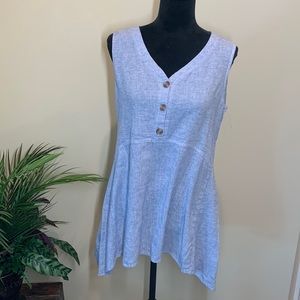 Linen & Cotton blend tunic
